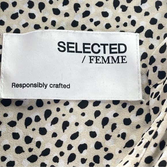 Anthropologie Select Femme Shirt Dress Midi Size 36 Long Sleeve Button UP - Picture 6 of 16